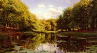 Monsted, Peder Mork - River Landscape